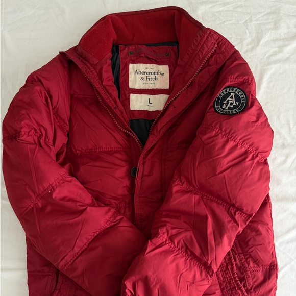 Abercrombie & Fitch Other - Vintage Abercrombie & Fitch Men's Red Puffer Jacket